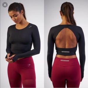 NWT Gymshark X Nikki Blackketter Backdrop crop top